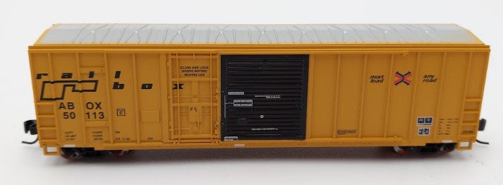 Athearn ATH24587 N Scale Railbox 50' FMC Ex-Post Combo Door Box Car #50113