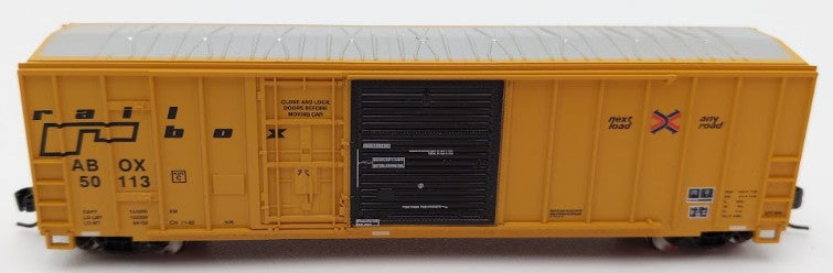Athearn ATH24587 N Scale Railbox 50' FMC Ex-Post Combo Door Box Car #50113