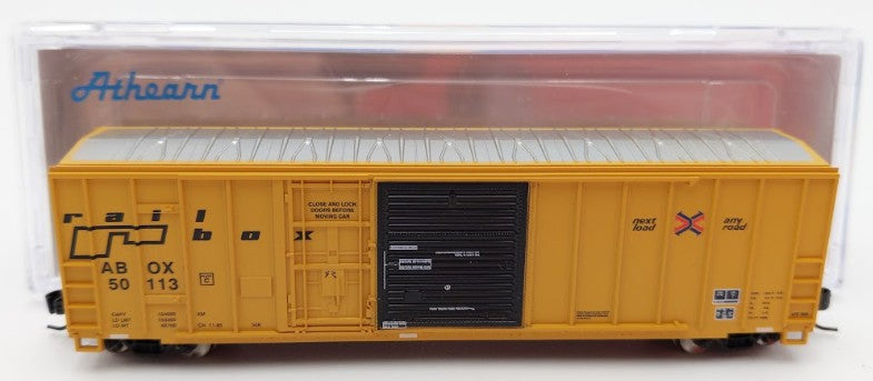 Athearn ATH24587 N Scale Railbox 50' FMC Ex-Post Combo Door Box Car #50113