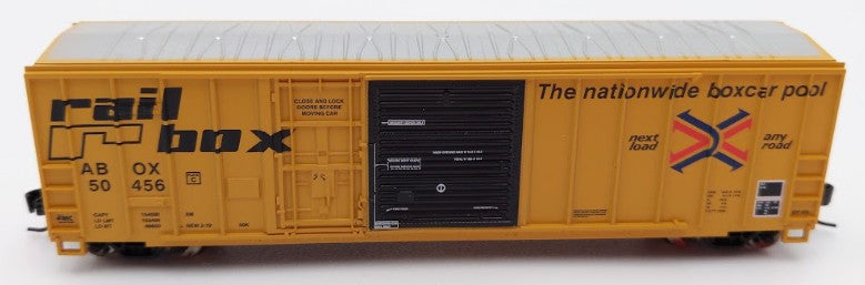 Athearn ATH24584 N Scale Railbox 50' FMC Ex-Post Combo Door Box Car #50456 EX/Box