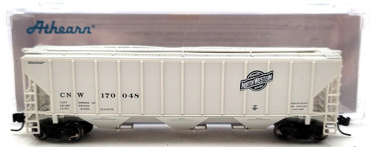Athearn 25440 N PS C&NW 4427 3 Bay Covered Hopper #170048 LN/Box