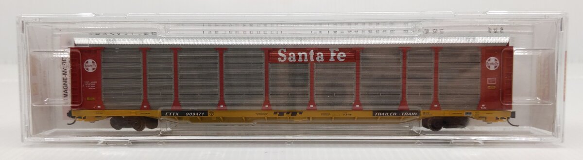 Micro-Trains 11100370 N ATSF 89' Tri-Level Enclosed Autorack #909471 LN/Box