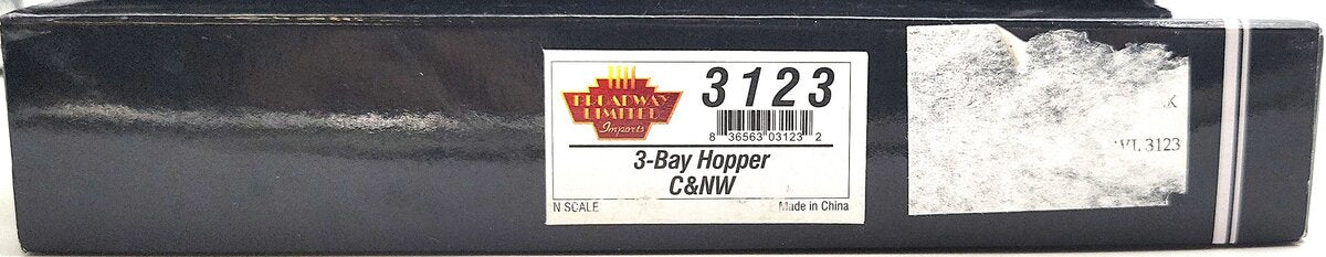 Broadway Limited 3123 N C&NW Class H2A 3-Bay Hopper w/Load Set A (Pack of 6) LN/Box