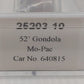 Trainworx Inc 25203-10 N Missouri Pacific 52' 6" Corrugated Gondola Car #640815