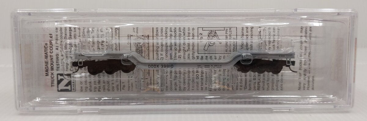 Micro-Trains 10900271 N Scale DOD Heavyweight Depressed Center Flatcar #39810 LN/Box