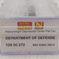 Micro-Trains 10900272 N Scale DOD Heavyweight Depressed Center Flatcar #39814 LN/Box