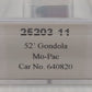 Trainworx Inc 25203-11 N Missouri Pacific 52' 6" Corrugated Gondola Car #640820 NIB