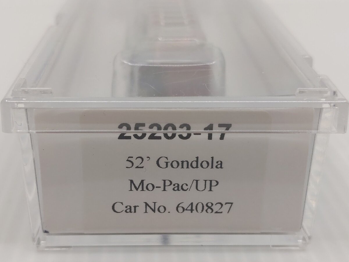 Trainworx Inc 25203-17 N Missouri Pacific 52' 6" Corrugated Gondola Car #640827 NIB