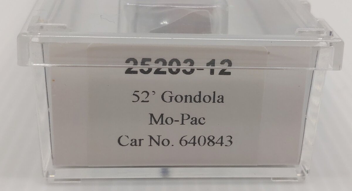Trainworx Inc 25203-12 N Missouri Pacific 52' 6" Corrugated Gondola Car #640843