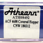 Athearn 08492 N Scale Chicago & Northwestern ACF 4600 Covered Hopper #180312 MT/Box