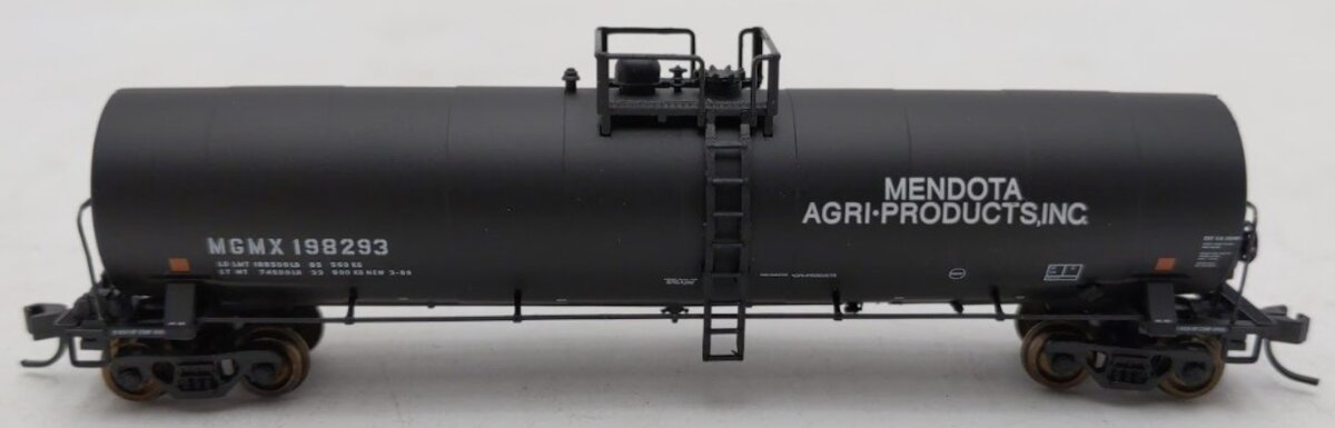 Atlas 30773 N Scale Mendota MGMX 23,500 Gallon Tank Car #198293 LN/Box