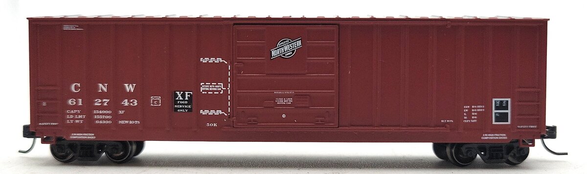 Athearn 23600 N Chicago and North Western 50' Berwick Box #612743 LN/Box