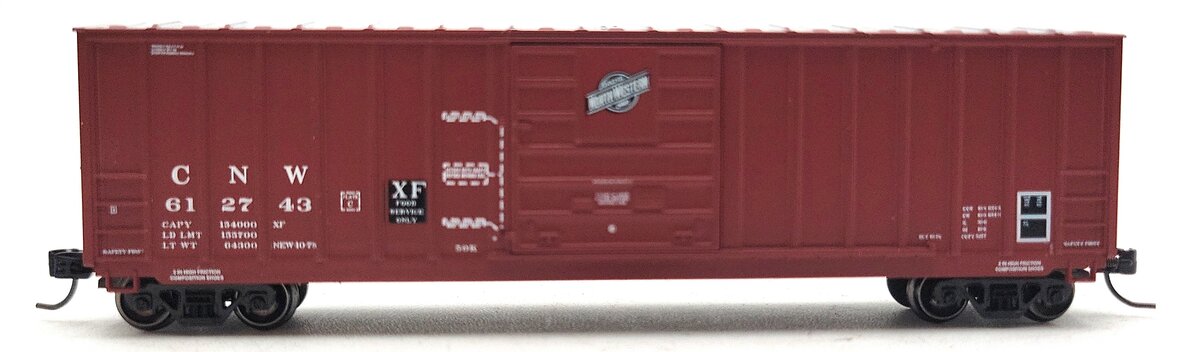 Athearn 23600 N Chicago and North Western 50' Berwick Box #612743 LN/Box
