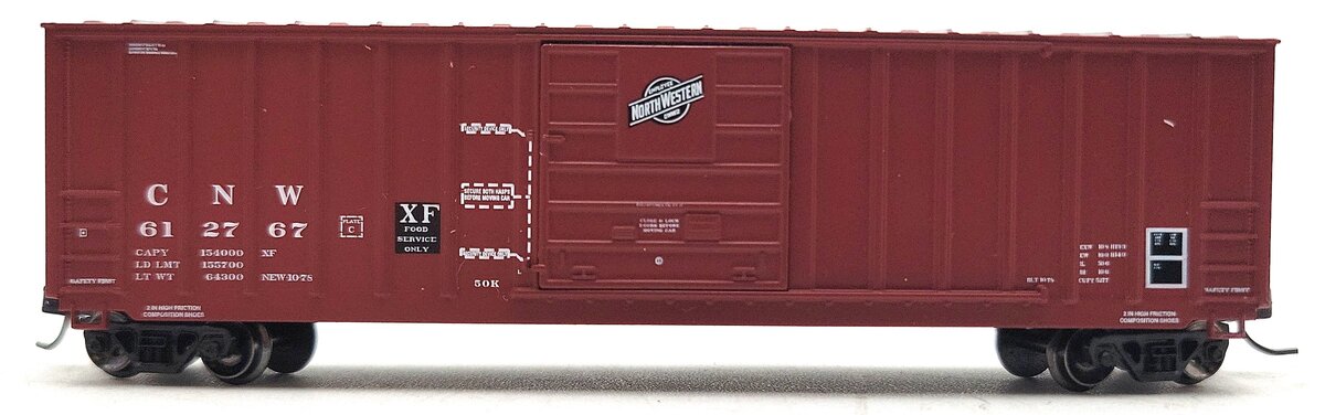 Athearn 23601 N Chicago and North Western 50' Berwick Box #612767 LN/Box