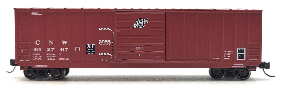 Athearn 23601 N Chicago and North Western 50' Berwick Box #612767 LN/Box