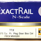 ExactRail EN-50701-3 N TTX Trinity 6275 Cu. Ft. Plug Door Box Car #505291 LN/Box