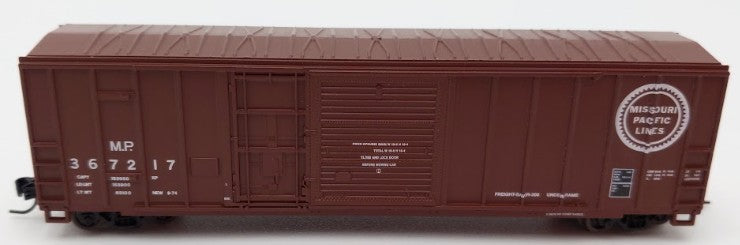 Athearn 17284 N Scale Missouri Pacific 50' FMC Combo Door Boxcar #367217
