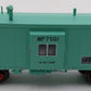 Bluford Shops 21060 N MP-UP MOW Green Short Body, Bay Window Caboose #7501 LN/Box