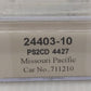 Trainworx Inc 24403-10 N Missouri Pacific PS2-CD Covered Hopper #711210