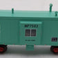 Bluford Shops 21061 N MP-UP MOW Green Short Body, Bay Window Caboose #7502 LN/Box
