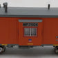 Bluford Shops 21160 N Scale UP/MP MOW Short Body Bay Window Caboose #MP 7504 EX/Box