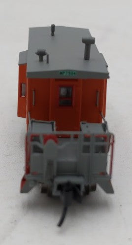 Bluford Shops 21160 N Scale UP/MP MOW Short Body Bay Window Caboose #MP 7504 EX/Box