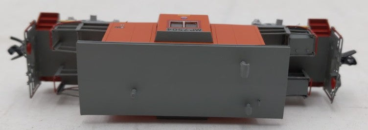 Bluford Shops 21160 N Scale UP/MP MOW Short Body Bay Window Caboose #MP 7504 EX/Box