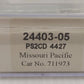 Trainworx Inc 24403-05 N Missouri Pacific PS2CD 4427 Covered Hopper #711973 LN/Box