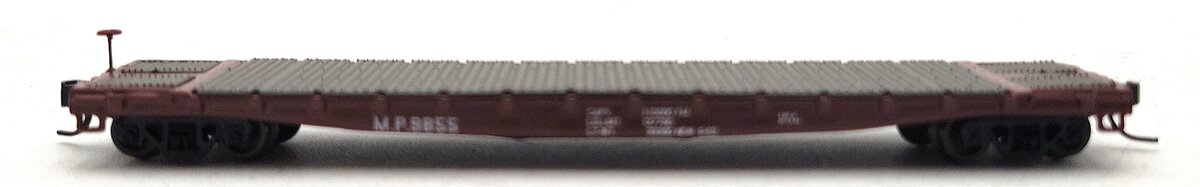 Athearn 10857 N Scale Missouri Pacific 63' Flatcar #9855 LN/Box