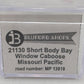 Bluford Shops 21130 N Missouri Pacific Short-Body Bay Window Caboose #13819