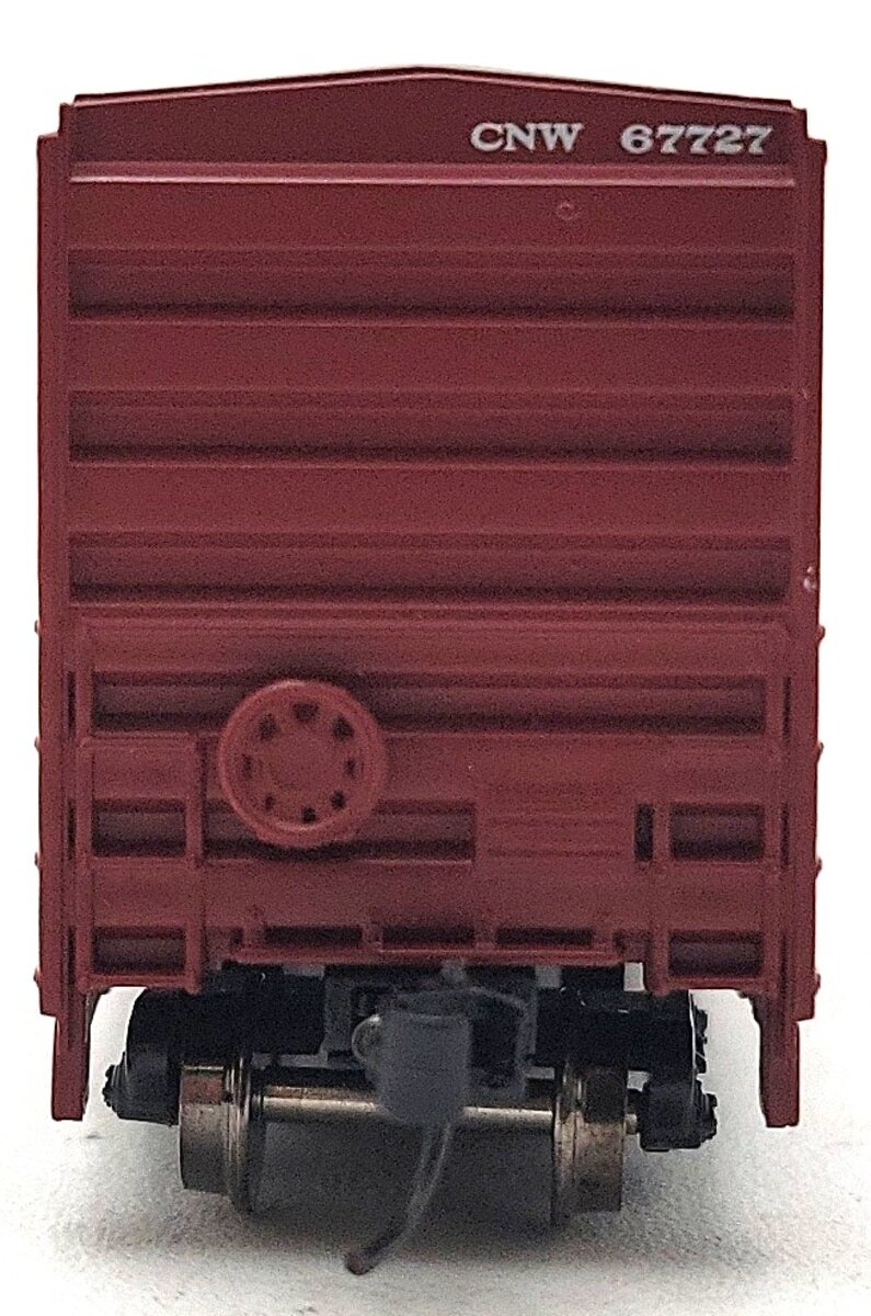 Athearn 17538 N Chicago & North Western 50' FMC Double Door Boxcar #67727 EX/Box
