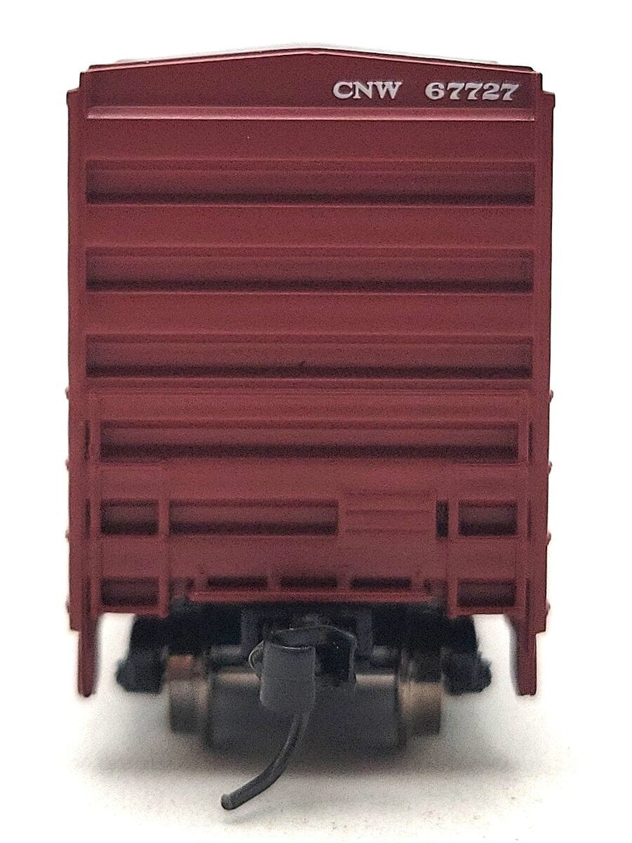 Athearn 17538 N Chicago & North Western 50' FMC Double Door Boxcar #67727 EX/Box