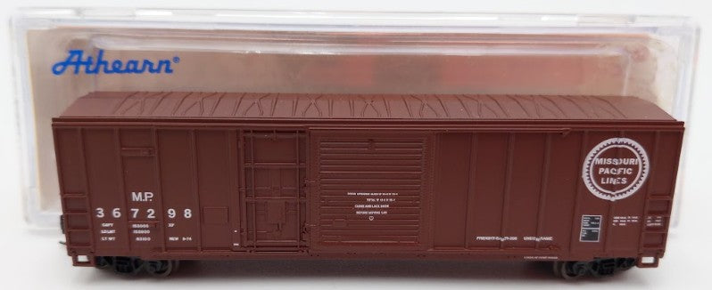 Athearn 17285 N Scale Missouri Pacific 50' FMC Combo Door Boxcar #367298
