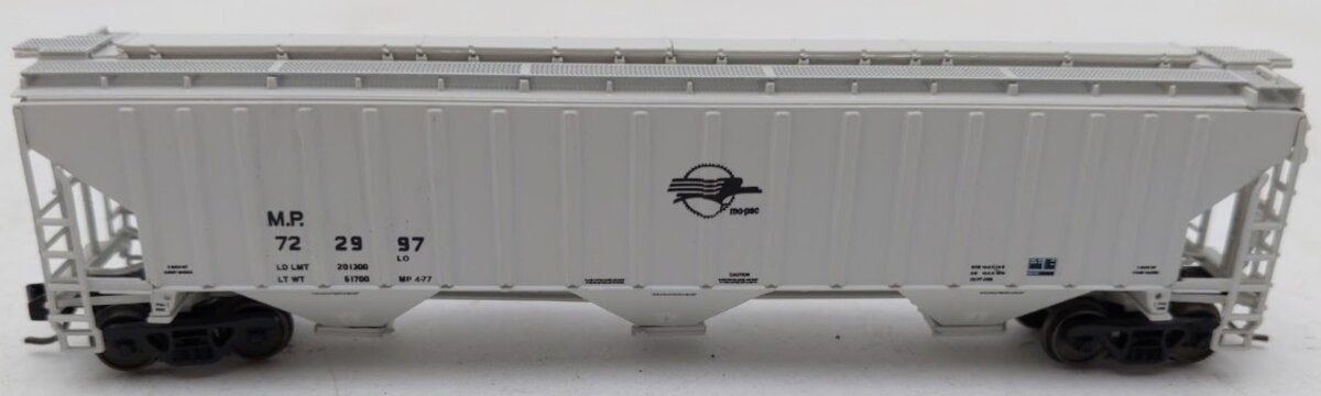 InterMountain 653116-04 N Scale Missouri Pacific 3 Bay Rib-Sided Hopper #722997 EX/Box