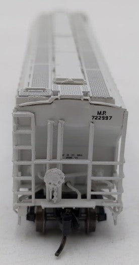 InterMountain 653116-04 N Scale Missouri Pacific 3 Bay Rib-Sided Hopper #722997 EX/Box