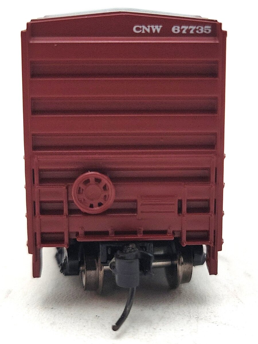 Athearn ATH17539 N Scale Chicago & Northwestern 50' DD Boxcar #67735 EX/Box