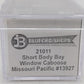 Bluford Shops 21011 N Missouri Pacific Short Body Bay Window Caboose #13927 EX/Box