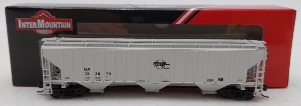 InterMountain 653116-05 N Scale MP PS 4750 Cut FT 3 Bay Rib-Sided Hopper# 723073 EX/Box