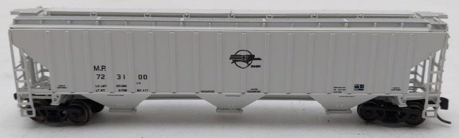 InterMountain 653116-06 N Scale Missouri Pacific 3 Bay Rib-Sided Hopper #723100 LN/Box