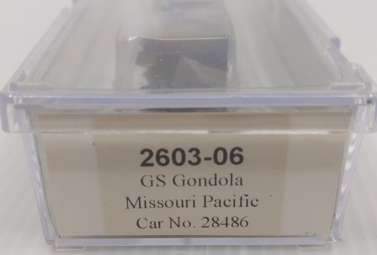 Trainworx Inc. 2603-06 N Scale Missouri Pacific GS Gondola #28486 EX/Box