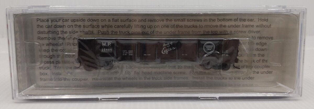 Trainworx Inc. 2603-06 N Scale Missouri Pacific GS Gondola #28486 EX/Box