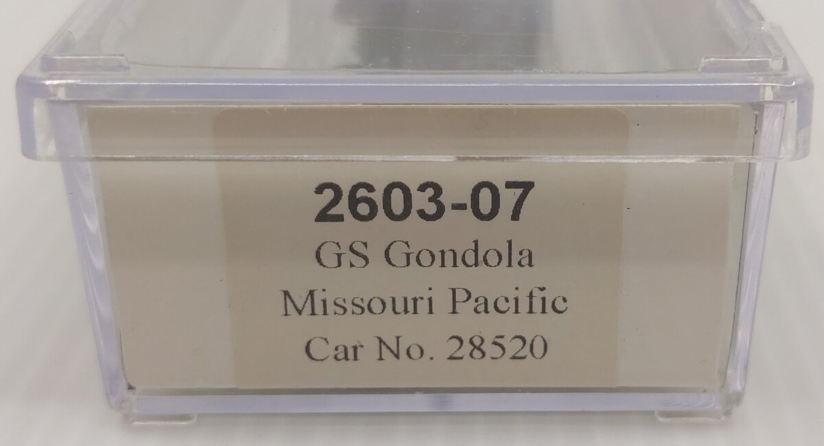 Trainworx Inc. 2603-07 N Scale Missouri Pacific GS Gondola #28520 EX/Box