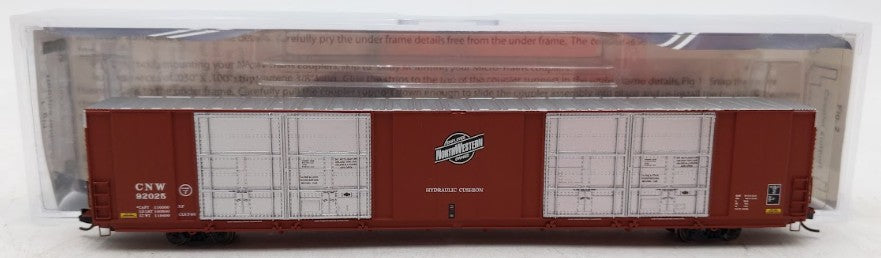 Trainworx Inc. 2805-03 N Scale Chicago & North Western 86' Auto Parts Car #92025 EX/Box