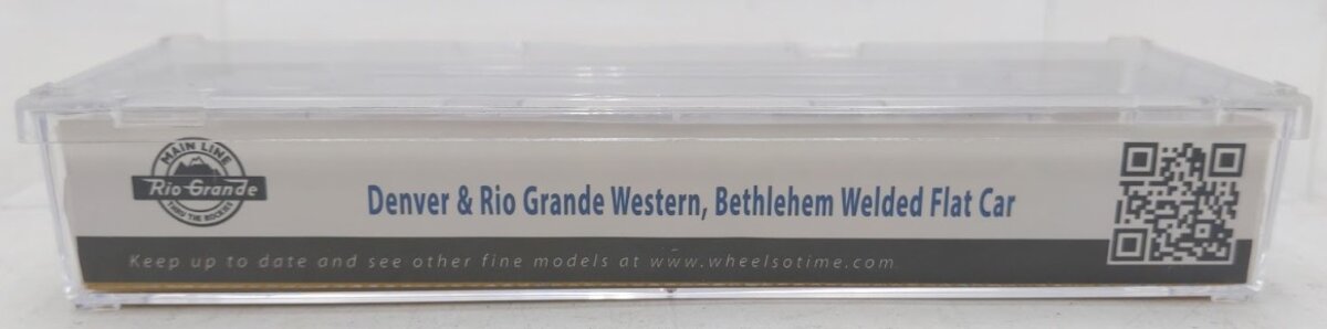 Wheels of Time 50102 N Scale Denver & Rio Grande Western 53'6' Flatcar #21000 LN/Box