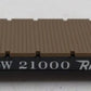 Wheels of Time 50102 N Scale Denver & Rio Grande Western 53'6' Flatcar #21000 LN/Box