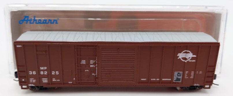 Athearn ATH24572 N Scale Missouri Pacific 50' FMC Combo Door Box Car #368225