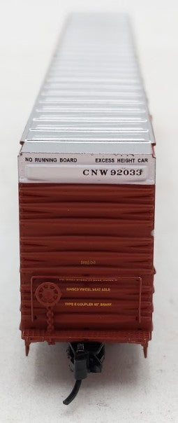 Trainworx Inc. 2805-01 N Scale Chicago & North Western 86' Auto Parts Car #92033 EX/Box