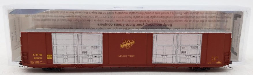 Trainworx Inc. 2805-01 N Scale Chicago & North Western 86' Auto Parts Car #92033 EX/Box