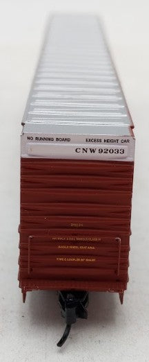 Trainworx Inc. 2805-01 N Scale Chicago & North Western 86' Auto Parts Car #92033 EX/Box
