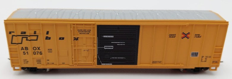 Athearn 24230 N Scale Railbox 50' FMC Exterior Post Combo Door Box Car #51076